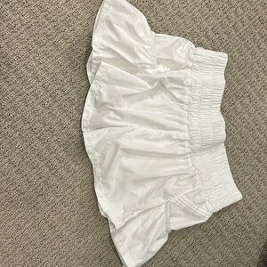 Free People Movement - Get Your Flirt On - White Shorts - Size Small